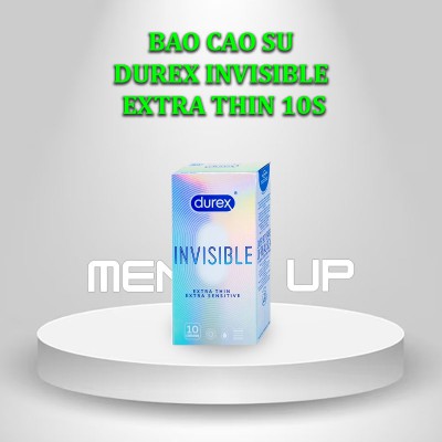 Bao cao su Durex Invisible Extra Thin Extra Sensitive 10s