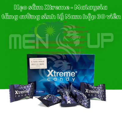 Kẹo sâm Xtreme tăng cường sinh lý nam hộp 30 viên tại Mỹ Tho - Tiền Giang