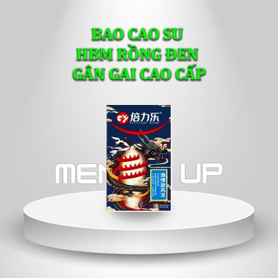 Bao Cao Su HBM rồng đen, gân gai cao cấp tại Mỹ Tho - Tiền Giang