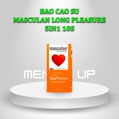 Bao cao su Masculan Long Pleasure 5in1 10s