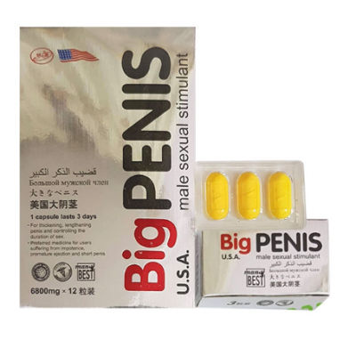 Thuốc cường dương Big Penis hộp 12 viên tăng khả năng sinh lý nam tại Mỹ Tho - Tiền Giang