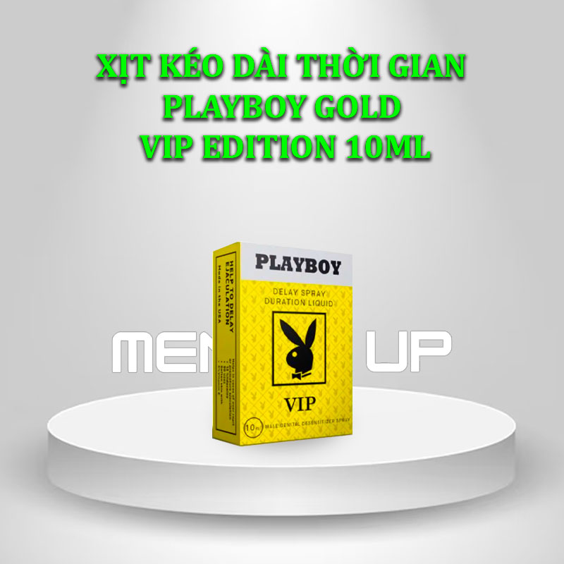 Xịt kéo dài thời gian Playboy Gold Vip Edition 10ml