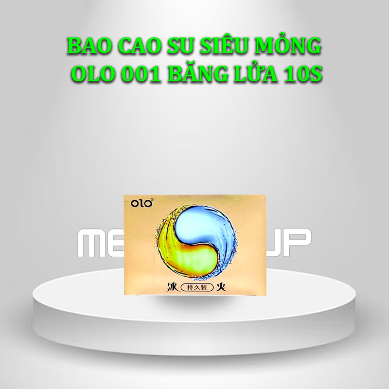 Bao cao su siêu mỏng OLO 001 Băng Lửa 10s