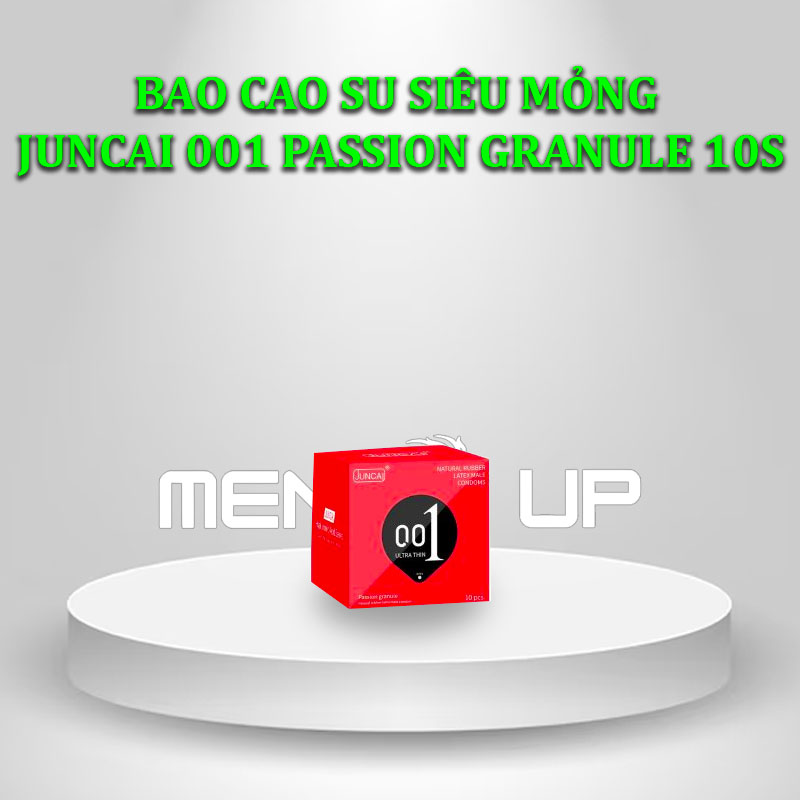 Bao cao su siêu mỏng Juncai 001 Passion Granule 10s