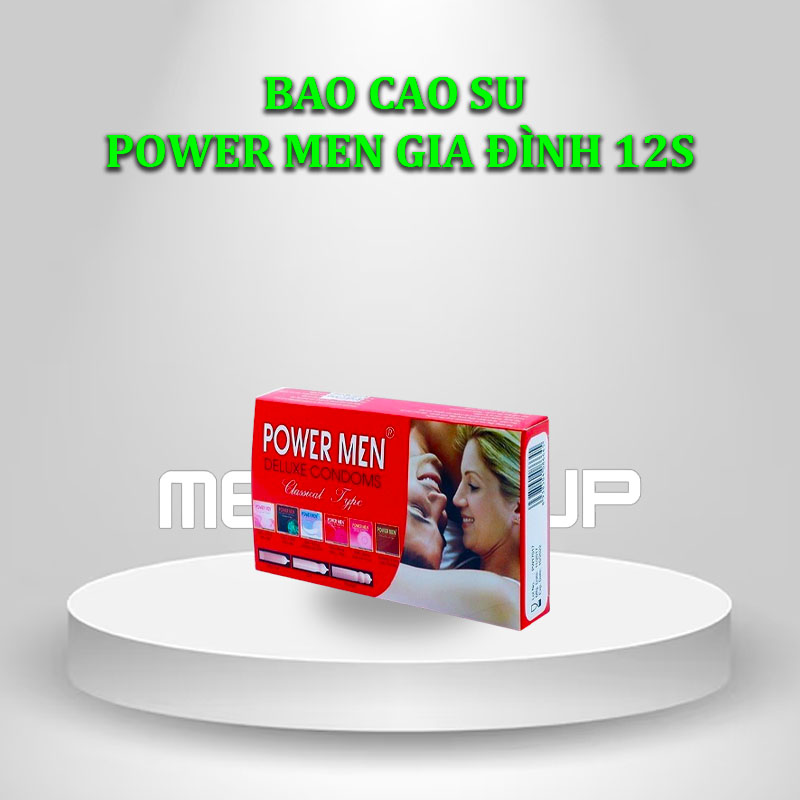 Bao cao su Power men gia đình 12s