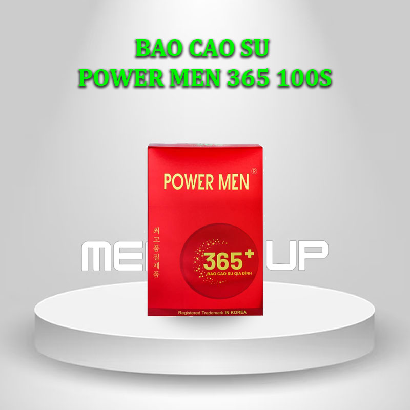 Bao cao su Power men 365 hộp 100s