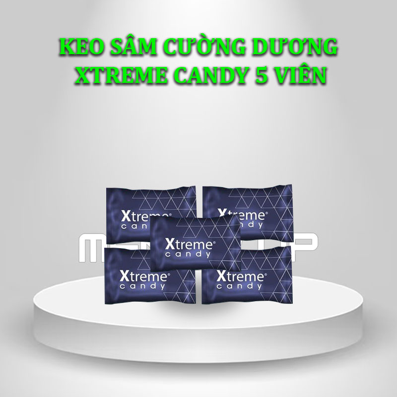 Kẹo sâm cường dương Xtreme Candy 5 Viên