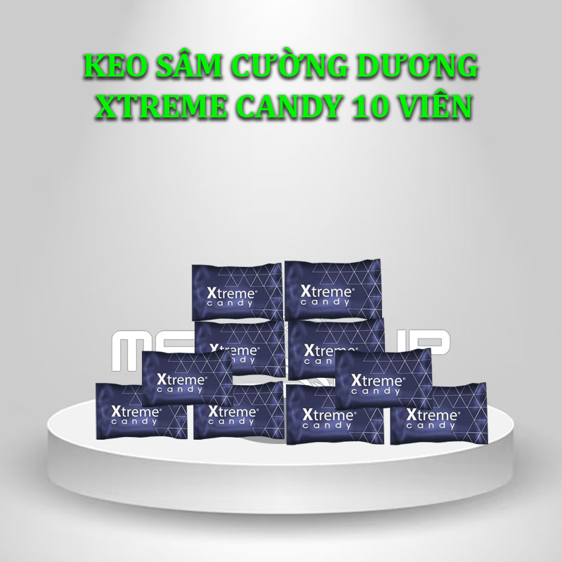 Kẹo sâm cường dương Xtreme Candy 10 Viên