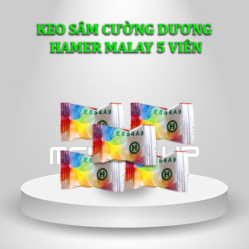 Kẹo sâm cường dương Hamer Malay 5 Viên