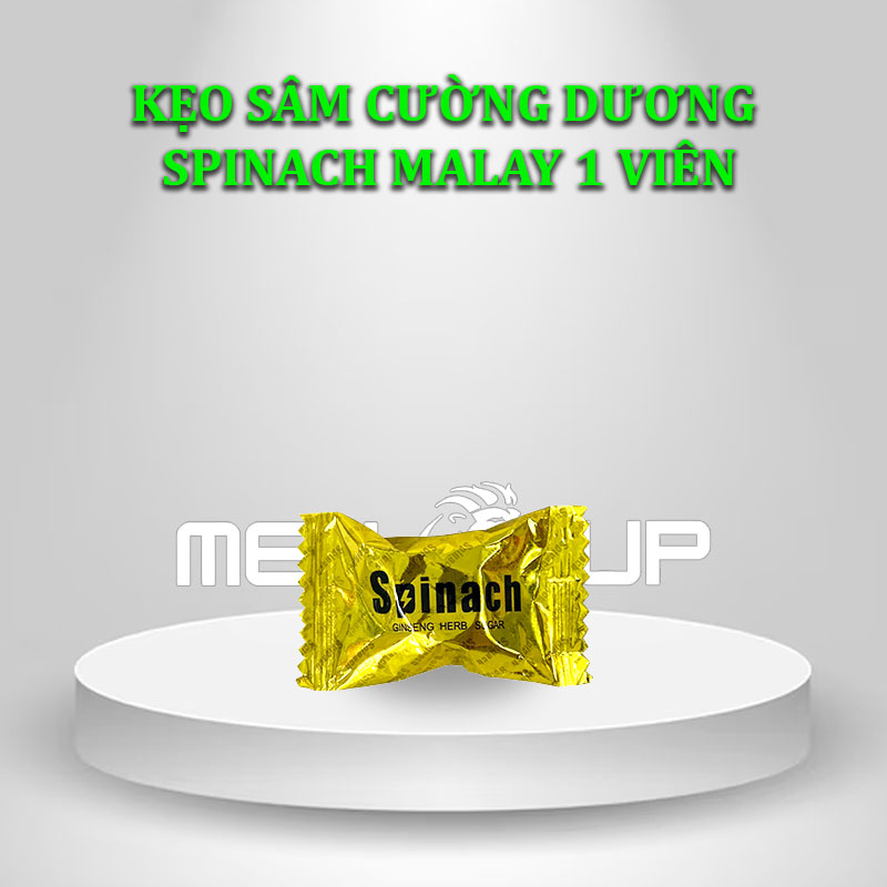 Kẹo sâm cường dương Spinach Malay 1 Viên