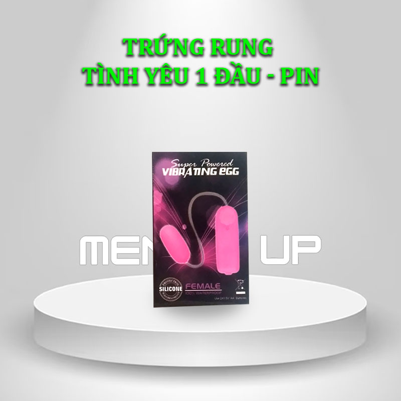 Trứng rung tình yêu 1 đầu - Pin