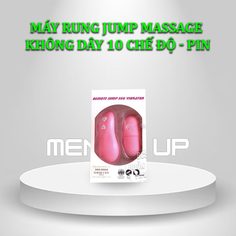 Máy Rung Jump Massage Không Dây 10 Chế Độ - Pin