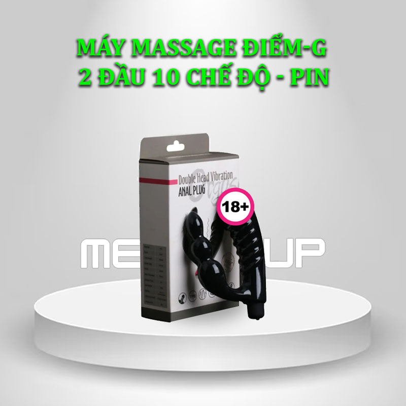 Máy Massage Điểm-G 2 Đầu 10 Chế Độ - Pin