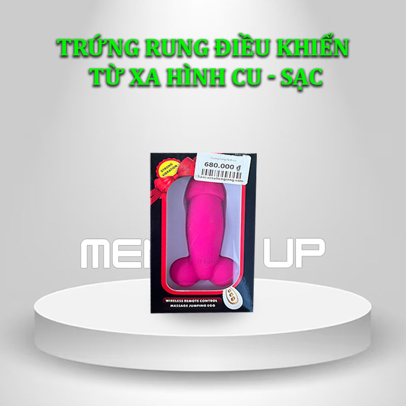 Trứng rung điều khiển từ xa hình Cu - Sạc