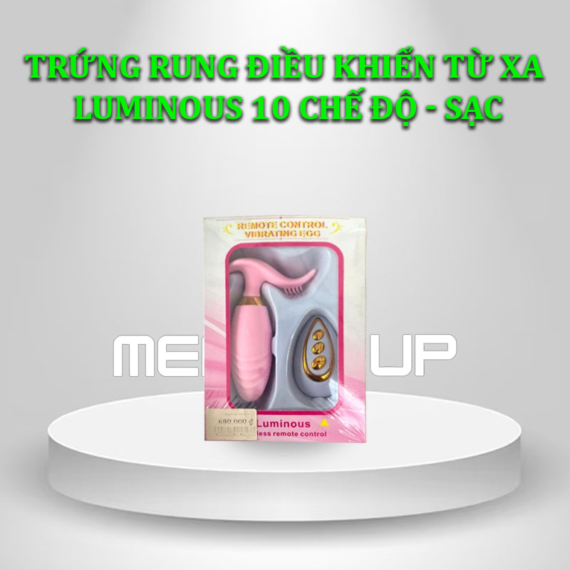 Trứng Rung Điều Khiển Từ Xa Luminous 10 Chế Độ - Sạc