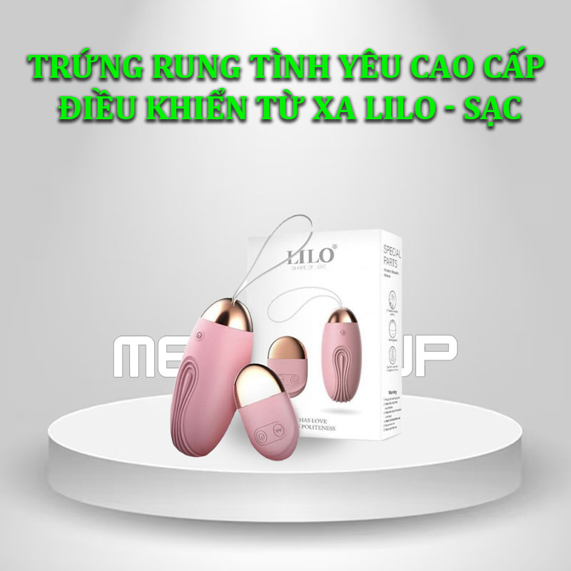 Trứng Rung Tình Yêu Cao Cấp Điều Khiển Từ Xa LiLo - Sạc