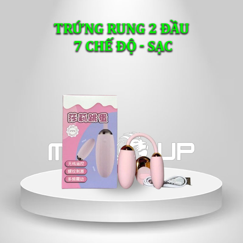 Trứng Rung 2 Đầu 7 Chế Độ - Sạc