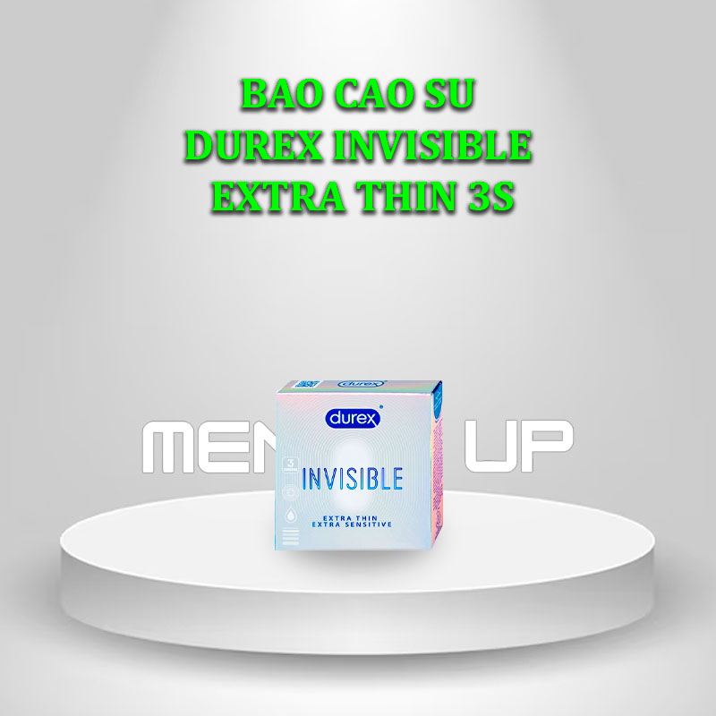 Bao cao su Durex Invisible Extra Thin Extra Sensitive 3s