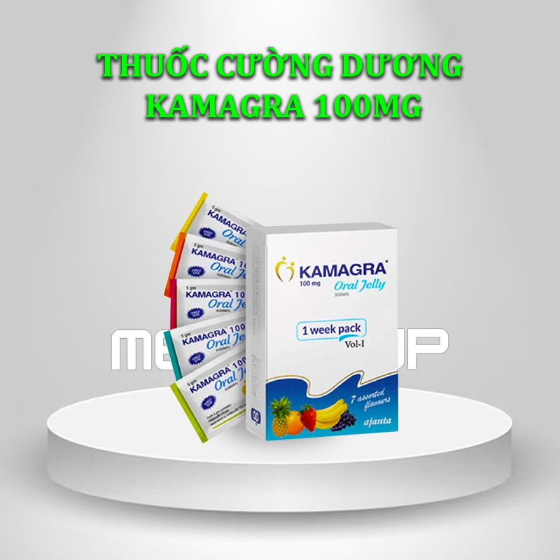 Thuốc cường dương Kamagra Oral Jelly 100mg 7 gói