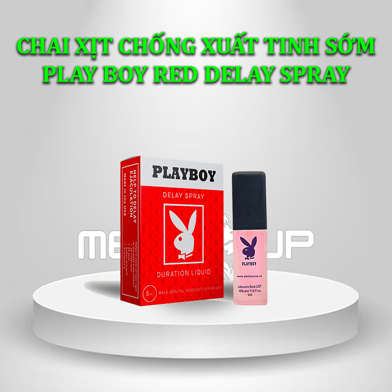 Chai xịt chống xuất tinh sớm Play Boy Red Delay Spray