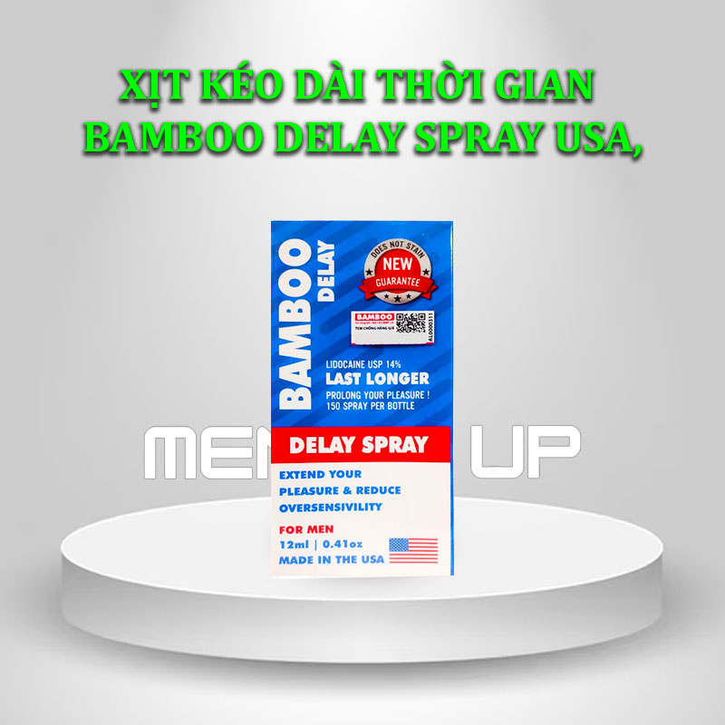 Xịt kéo dài thời gian Bamboo Delay Spray USA, 12ml